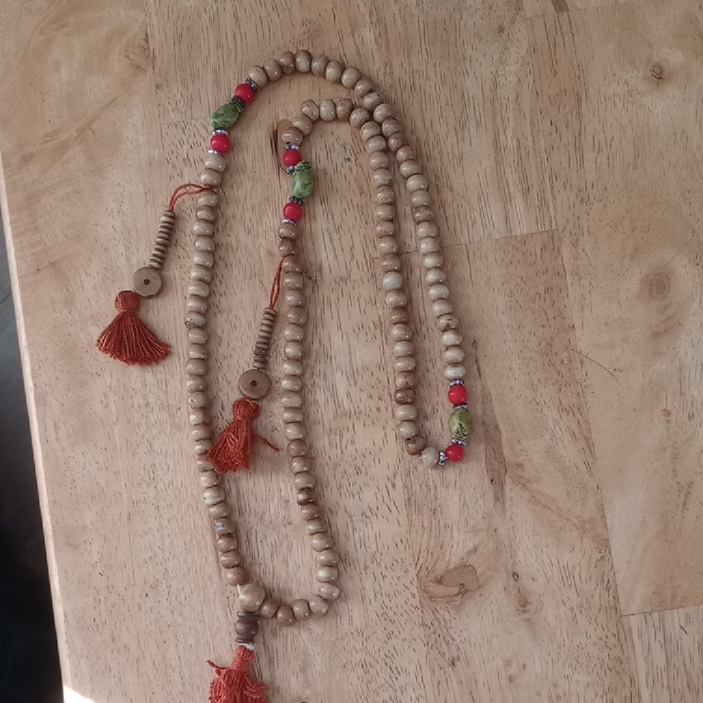 Mala Bead Meditation Necklace